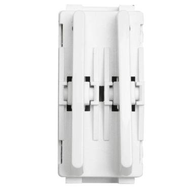 Imagem de Modulo Novara Branco Interruptor Simples Duplo - DICOMPEL, BRANCO