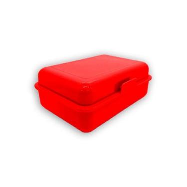 Imagem de Caixinha Lembrancinha Plástica Vermelho 18cm x 7cm - 1 unidade - Rizzo