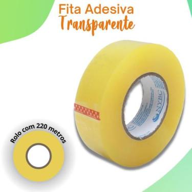 Imagem de Fita Adesiva Transparente - Rolo Com 220 Metros - Nybc