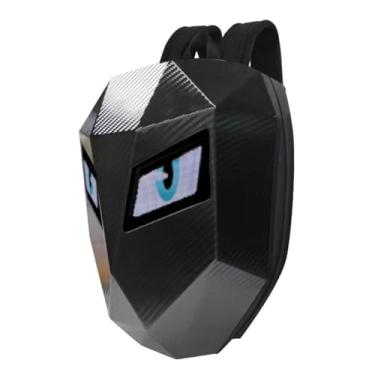 Imagem de Mochila Com Display LED, Tela Programável, à Prova D'água, Mochila Fashion DIY, Cabe Em Laptop de 15,6 Polegadas, Tela de Pontos Coloridos 48 X 48