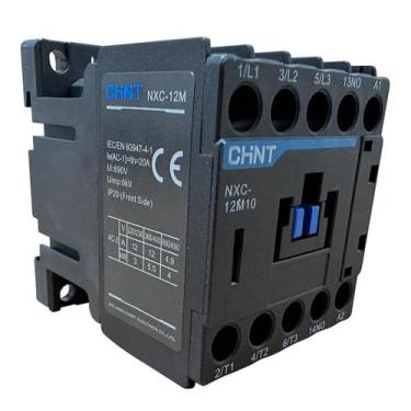 Imagem de Mini Contator Tripolar Chint NXC-12M10 12A 220V AC 50/60Hz