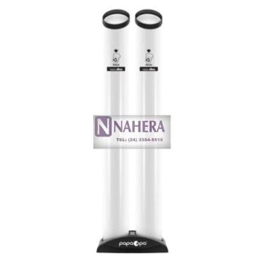 Imagem de Nobre lixeira para copo descartavel dupla agua/agua