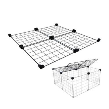 Imagem de Teto ou Fundo para Cercado Aramado Pet 60x60cm com Telas e Conectivos 
