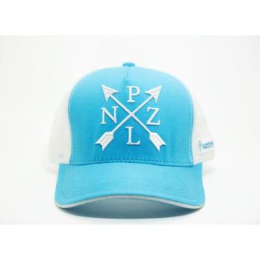 Imagem de Boné pazzolini azul piscina com tela branca