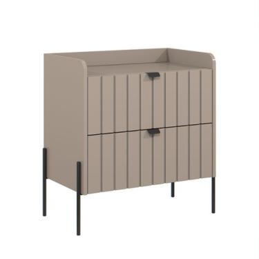 Imagem de mesa de cabeceira em madeira mdf conect moriah 60cm moderna - Aprire M