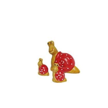 Imagem de Familia caracol em miniatura de porcelana - Decore Casa