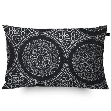 Imagem de Almofada Retangular 30x50cm Wendy Preta - FASTLAR