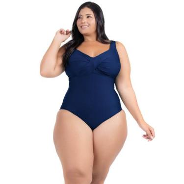 Imagem de Maio Body Acinturado Plus Size Modela Cintura Liso Casual - HYPE MODAS