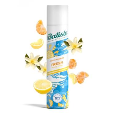 Imagem de Batiste Fresh Shampoo a seco Dry Shampoo Spray, Absorve Oleosidade, Refresca Rápido, Limpeza a seco, Sem Sulfatos 200ml Todos os tipos cabelo