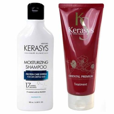 Imagem de Kerasys Moisturizing Kit - Shampoo + Máscara Tratamento, Kit