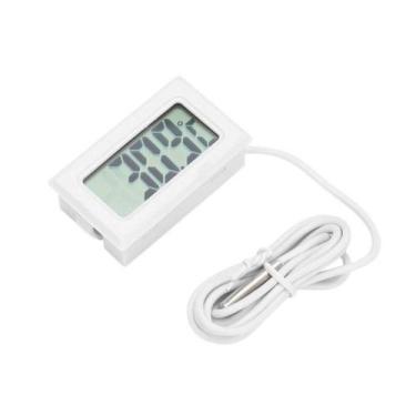 Imagem de Termômetro Digital Ar Condicionado Geladeira Freezer Sensor 1 Metro Cº