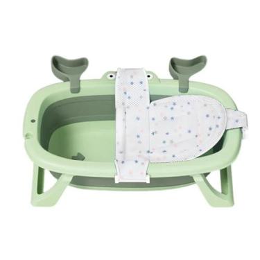 Imagem de Banheira De Bebê Com Rede E Suporte Para Sabonete Infantil - Tibaby, V