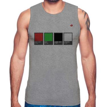 Imagem de Regata Music Color Guide - Foca na Moda, Cinza, G