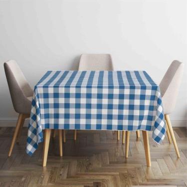 Imagem de Toalha De Mesa Retangular Impermeavel Termica Estampada 1,40 x 1,40 m 