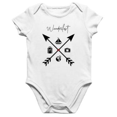 Imagem de Body Bebê Algodão Wanderlust Veleiro - Foca na Moda, Branco, G