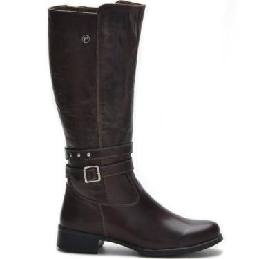Imagem de Botas Femininas Cano Alto Montaria 2002/02 Brown - BMBRASIL, 37