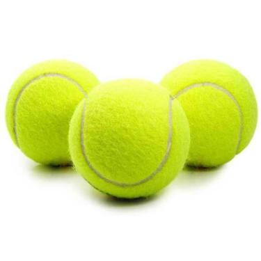 Imagem de Brinquedo Para Cachorro Kit Bola De Tênis Com 3 Unidades - Bc Bora Col
