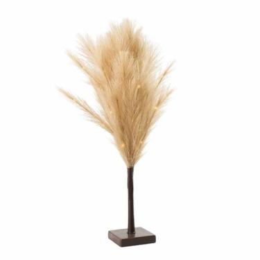 Imagem de Luminária Conjunto Penas Artificiais Marrons 58cm - Taimes