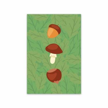 Imagem de Placa Decorativa Infantil Esquilo Cogumelo 20x30cm - Quartinhos