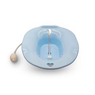 Imagem de Bacia para Banho de Assento LongeVitech - Azul - Longevicorp