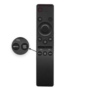 Imagem de Controle Remoto Compatível Tv Samsung Smart 4k Netflix Prime - GENZO