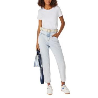 Imagem de Blusa Manga Curta Hering 0241 Feminina Básica Algodão T. P/EXG, EXG, N