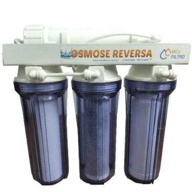 Imagem de Osmose Reversa - 4 etapas/75GPD - Transparente - Meu filtro