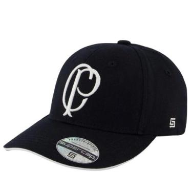 Imagem de Boné SuperCap Corinthians SCCP Escudo Licenciado, Preto