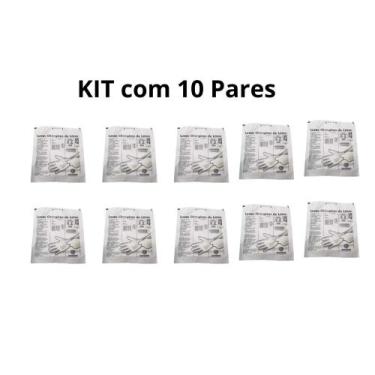 Imagem de Luva Cirúrgica Estéril Tamanho 7 KIT c/10 pares - Descarpack