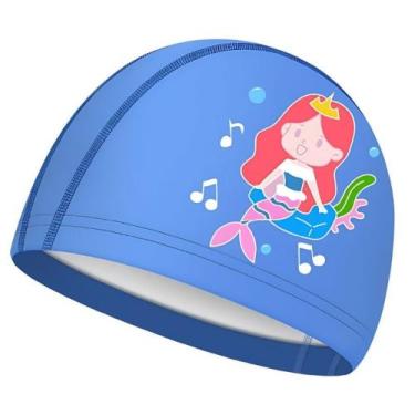 Imagem de Touca De Natação Adulto e Infantil Profissional - Hero Band, Sereia az