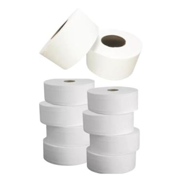 Imagem de Papel Higiênico Rolão 300 Metros C/ 8 Rolos Extra Branco Institucional para Dispenser