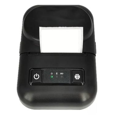 Imagem de Mini Impressora Térmica Bluetooth Portatil Celular ou pc ideal para pequenos negocios impressão de etiquetas recibos ou cupons + 1 rolos de etiquetas adesivas