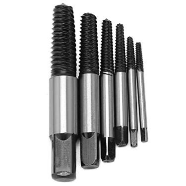 Imagem de Jogo do Extrator de Parafuso de 6 Pces, Bocados de Broca Quebrados do Removedor Dos Pregos da Linha Grossa de Aço de Alta Velocidade, para a Extração Quebrada do Parafuso