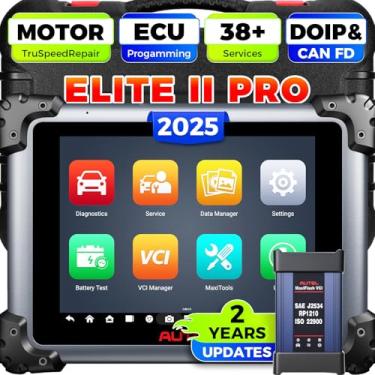 Imagem de Autel Ferramenta de diagnóstico Maxisys Elite (versão atualizada do MS908P Pro) com Wi-Fi Bluetooth completo OBD2 scanner automotivo com programação J2534 ECU extensa cobertura do veículo