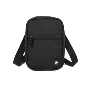 Imagem de Thread Wallets Bolsas transversais pequenas para mulheres e homens, estilingue elegante, bolsa de peito para uso diário, Preto, One Size, Casual