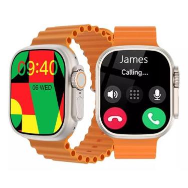 Imagem de Smartwatch W68 Ultra Serie 8 2 Pulseiras Nfc Gps Siri Tela 2,2 Multi-F