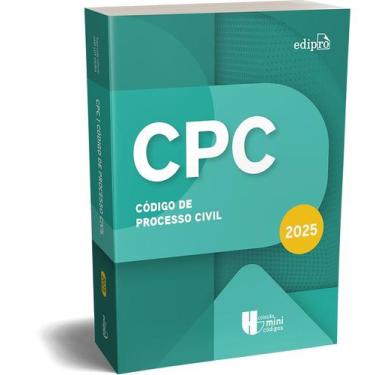 Imagem de Livro - CÓDIGO DE PROCESSO CIVIL 2025 - Coleção MINICÓDIGOS
