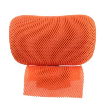 Imagem de IEUDNS Cadeira de escritório ajustável encosto de cabeça acessórios destacáveis ​​cadeira de trabalho travesseiro de cabeça para apartamento quarto sala de, Laranja