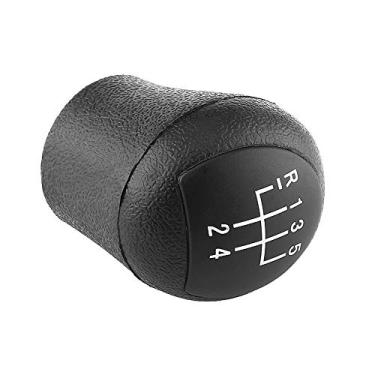 Imagem de Ajuste para 5 Speed ​​Black Gear Shift Knob Head para 2006-2008, Fácil de Instalar