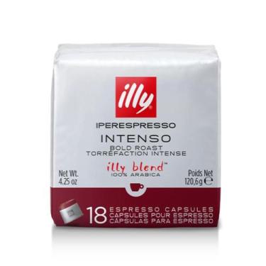 Imagem de 18 Cápsulas, Café Illy Blend, Intenso Illy Iperespresso - Illy café