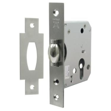 Imagem de Fechadura Rolete Auxiliar Sem Cilindro Hafele 911.22.907 Canto reto in