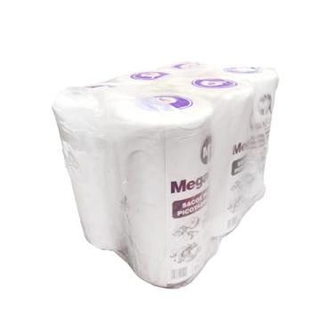 Imagem de Sacos Plásticos Rolo Picotado Fardo Hortfruit Mercado Frutas 20x30cm 7,2kg 6 Unidade