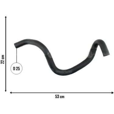 Imagem de Mangueira do radiador Ford Fiesta 1999 a 2002 CAUPLAS 5602