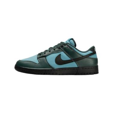 Imagem de Nike Dunk Low Retro SE Tênis masculino para inverno (FZ3052-300, verde vintage/denim turquesa/antracite/preto), Verde vintage/jeans turquesa/antracite/preto, 39
