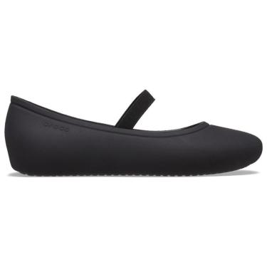 Imagem de Sapatilha crocs brooklyn flat k black-Feminino