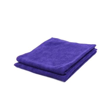 Imagem de REPAIROCK 2 peças 40 x 40 cm 300GSM microfibra toalha de carro secagem pano de lavagem roxo peças de reposição automotiva