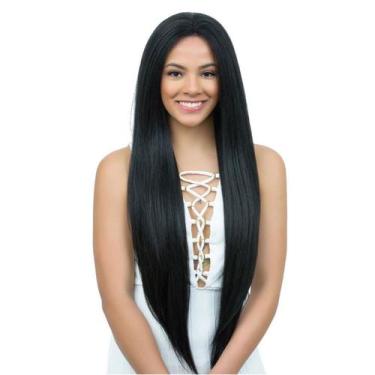 Imagem de Peruca Tiffany Lisa Longa Front Lace Bio Organica - GM Hair, 1B