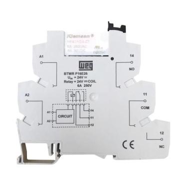 Imagem de Borne rele btwr p16e26 cod 12604116 - WEG