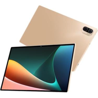 Imagem de PAD 5 PRO, 8GB RAM + 256GB ROM, Duplo SIM Card, Tela Imersiva de 10.1 Polegadas, Android 13, Câmera 16MP + 32MP, Wi-Fi, 5G, Bateria de 8800mAh (dourado) - PRODUTO SEM MARCA