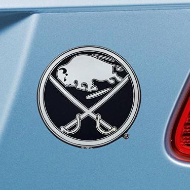 Imagem de FANMATS Emblema cromado da equipe Buffalo Sabres da NHL, 7,62 x 7,62 cm